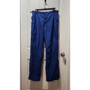 Gap Womens XS 27-28 Blue Snow Pants Windbreake Lined Adjustable Waist Pockets